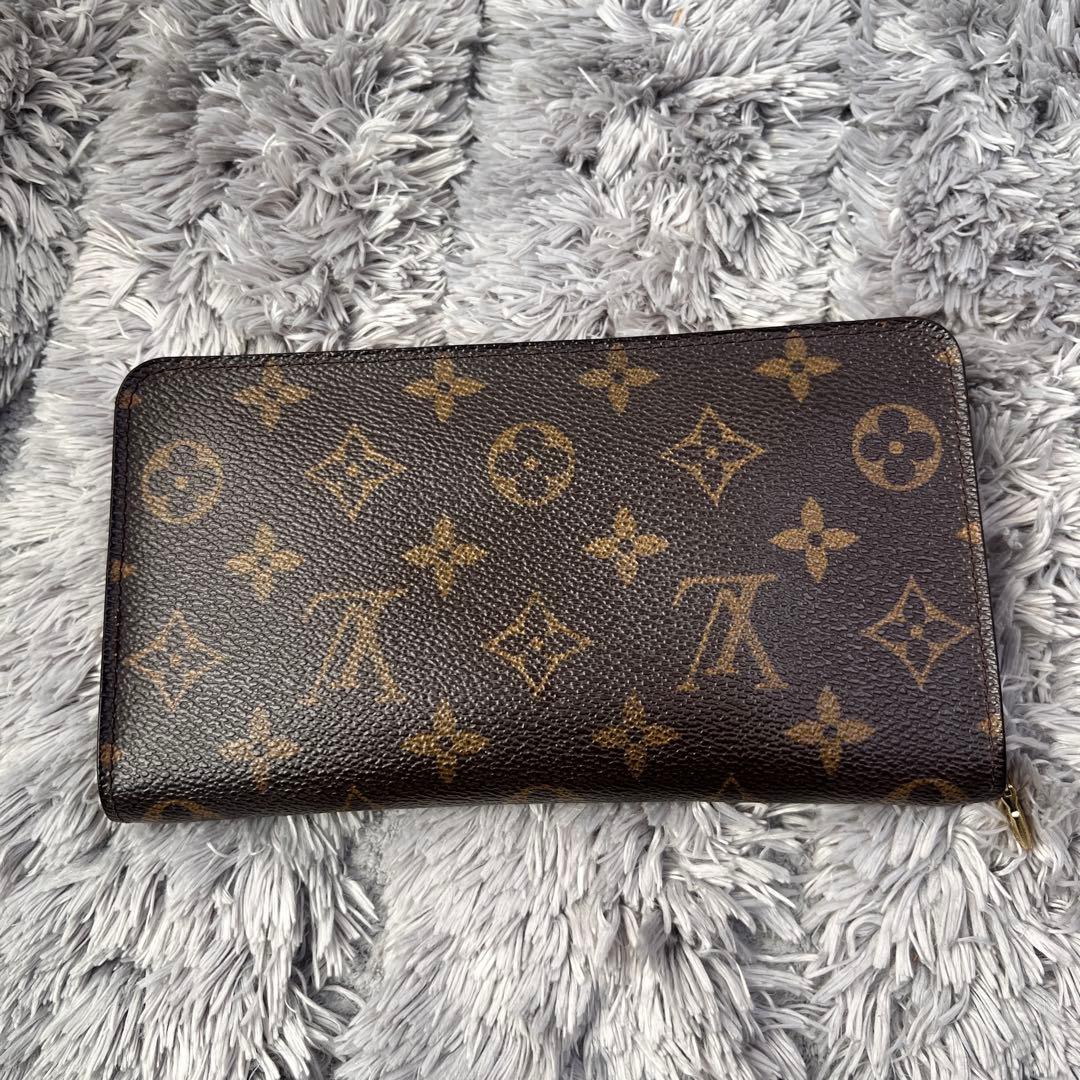 ルイヴィトン　ポルトモネ　ジップ　モノグラム　長財布　ラウンドファスナー