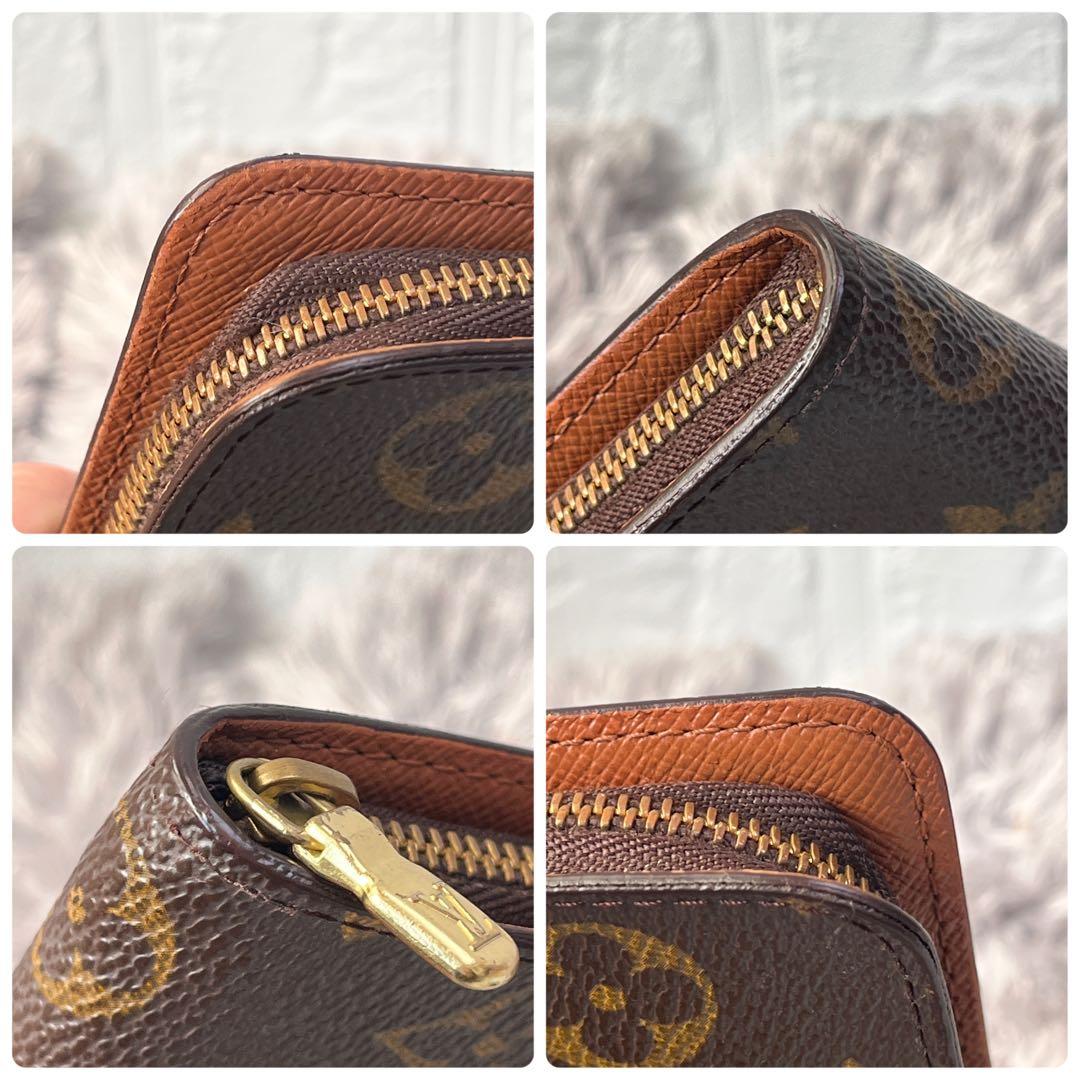 ルイヴィトン　ポルトモネ　ジップ　モノグラム　長財布　ラウンドファスナー