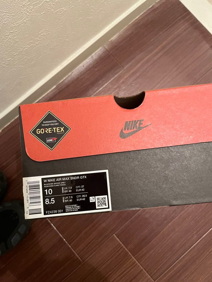 靴 NIKE AIR MAX SNDR GTX BLACK 27cm