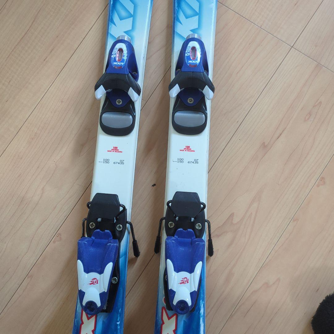 KAZAMA SPAX スキー板 100cm ブーツ19-20cm　ストック