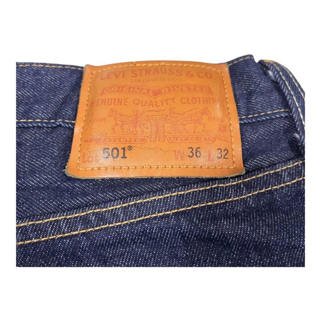 W36 L32 セルビッチ リーバイス プレミアム 501 ビッグE 不均等V