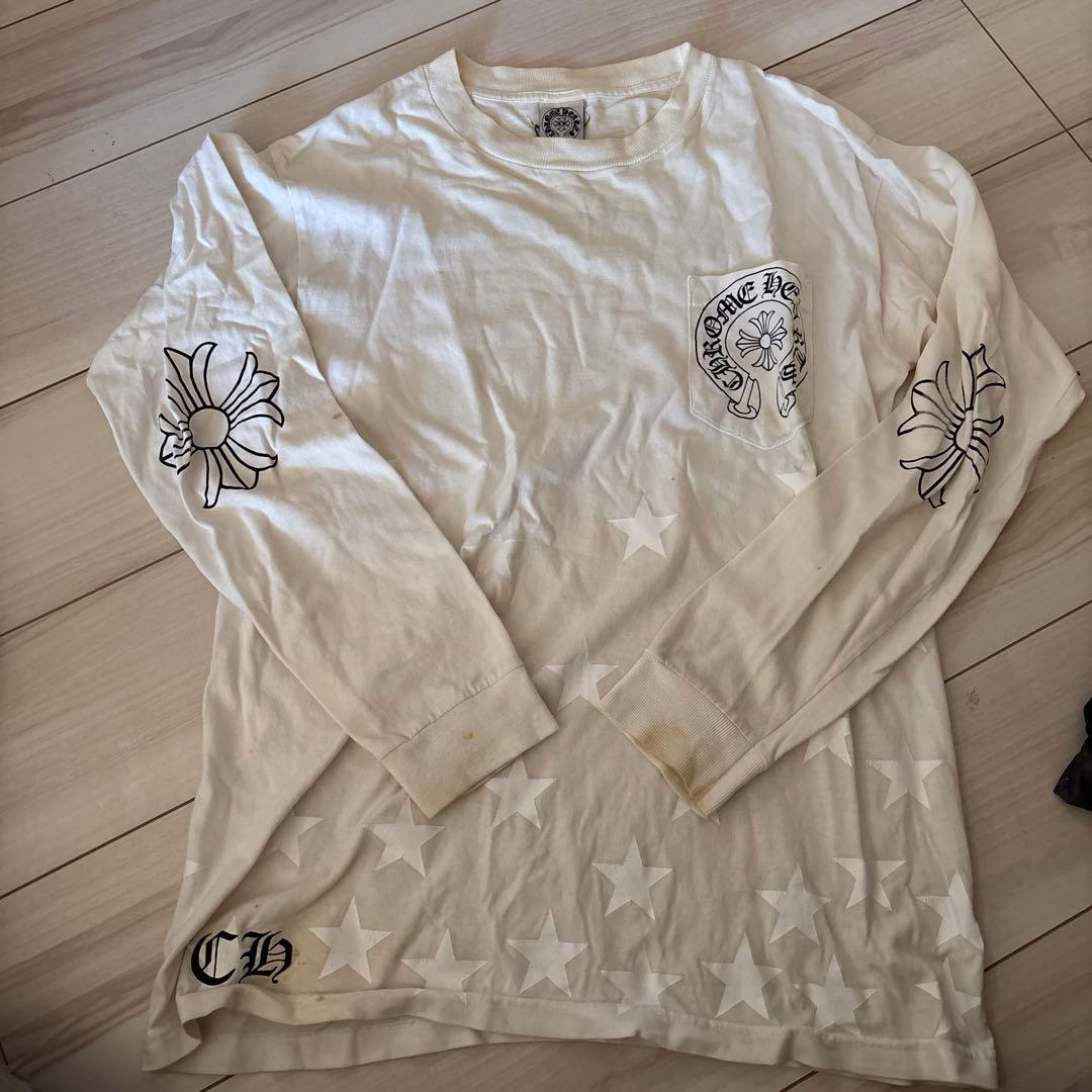 Chrome Hearts ロングスリーブシャツ アイボリー