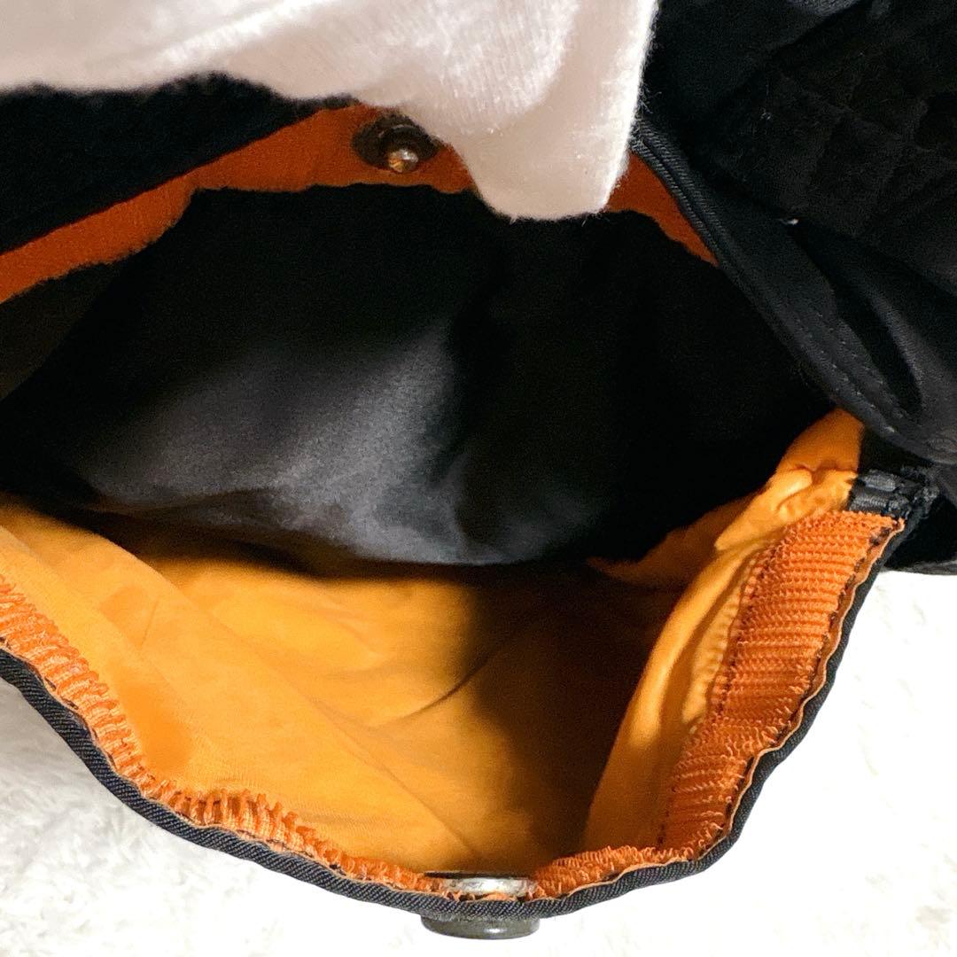 【美品】PORTER TANKER ブリーフケース ヘルメットバッグ 黒