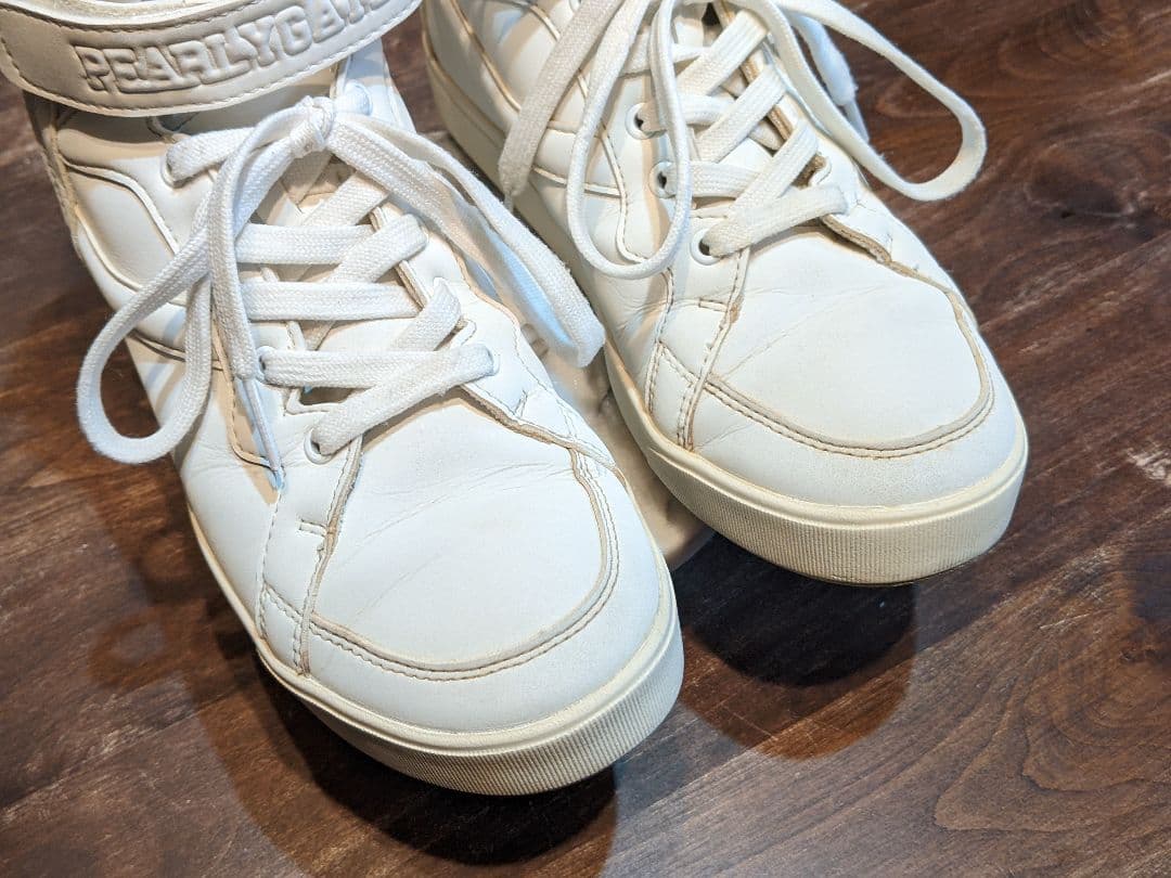 パーリーゲイツ　ゴルフ　シューズ　靴　スパイク　スニーカー　ミドル　ハイカット