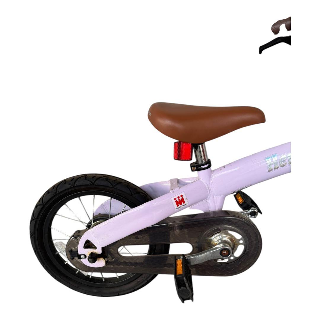 Henshin Bike へんしんバイク スタンド付12インチ パープル　ピンク