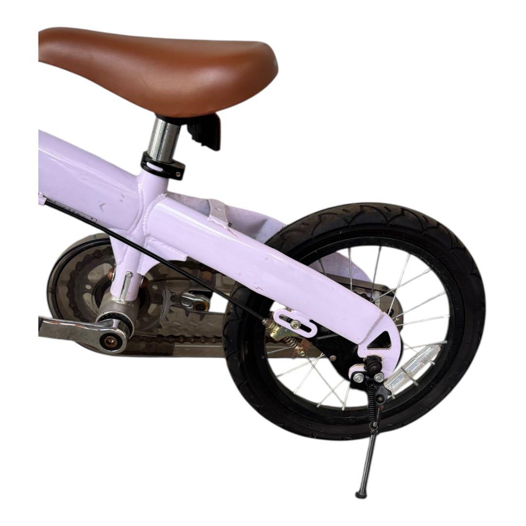 Henshin Bike へんしんバイク スタンド付12インチ パープル　ピンク