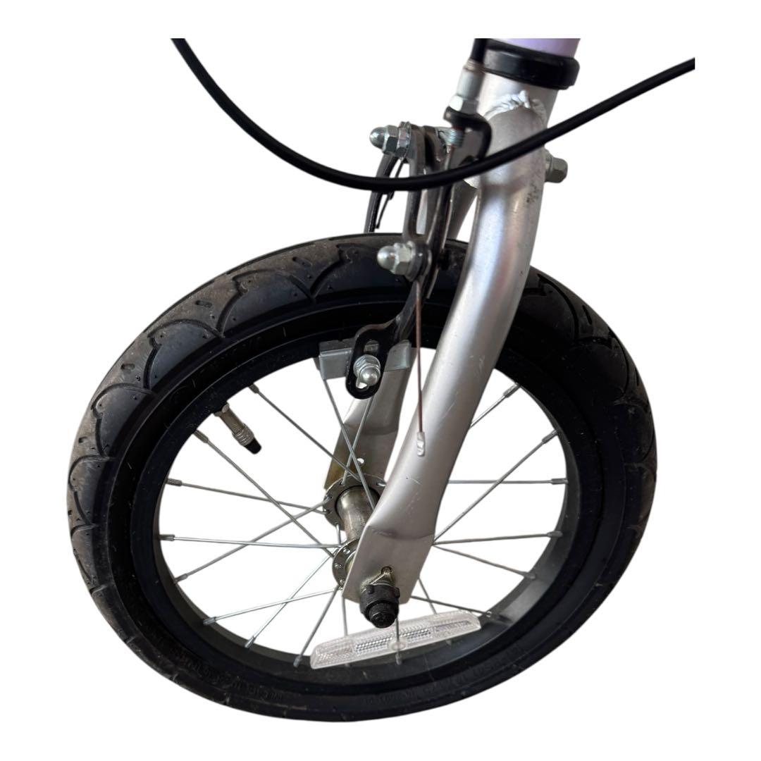 Henshin Bike へんしんバイク スタンド付12インチ パープル　ピンク