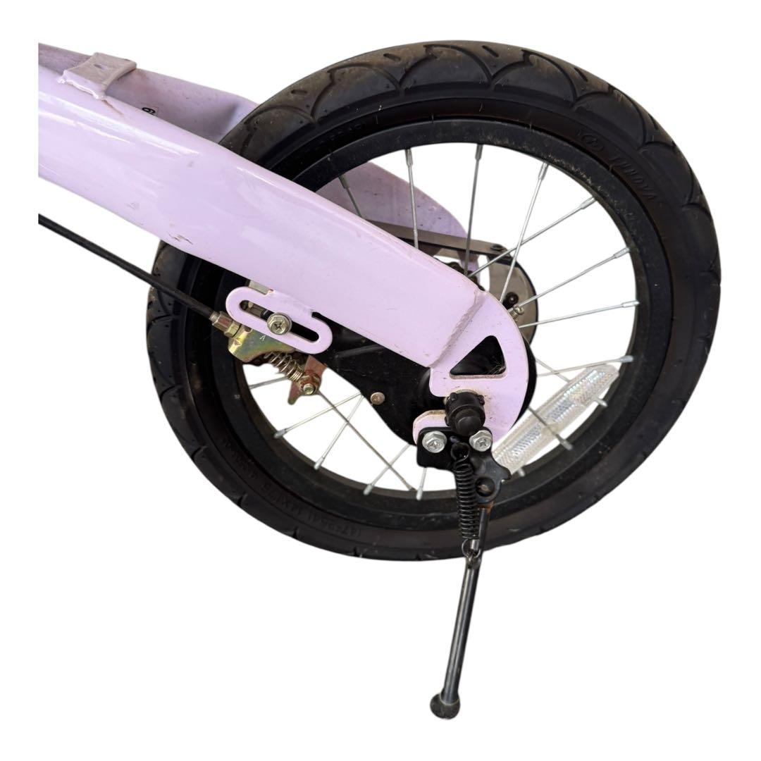 Henshin Bike へんしんバイク スタンド付12インチ パープル　ピンク