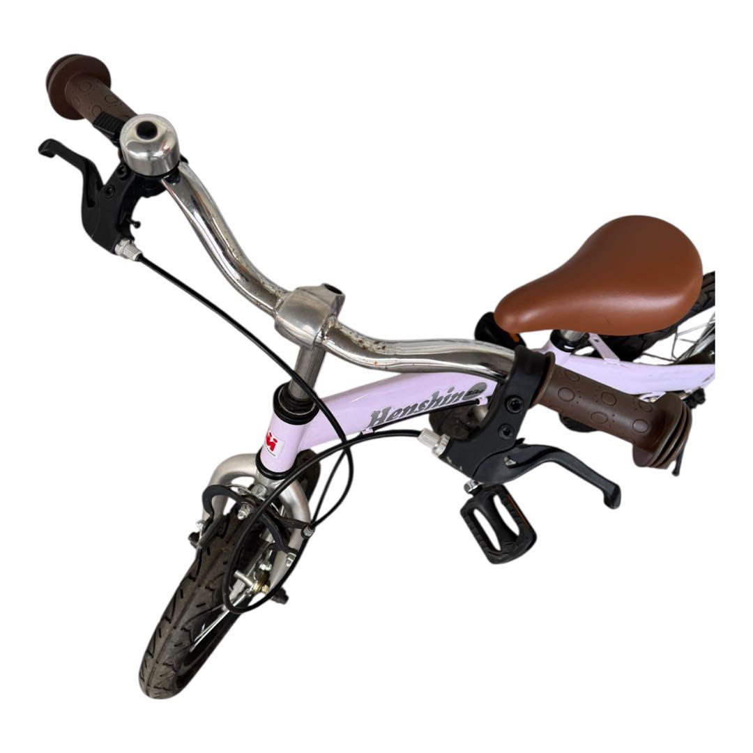 Henshin Bike へんしんバイク スタンド付12インチ パープル　ピンク