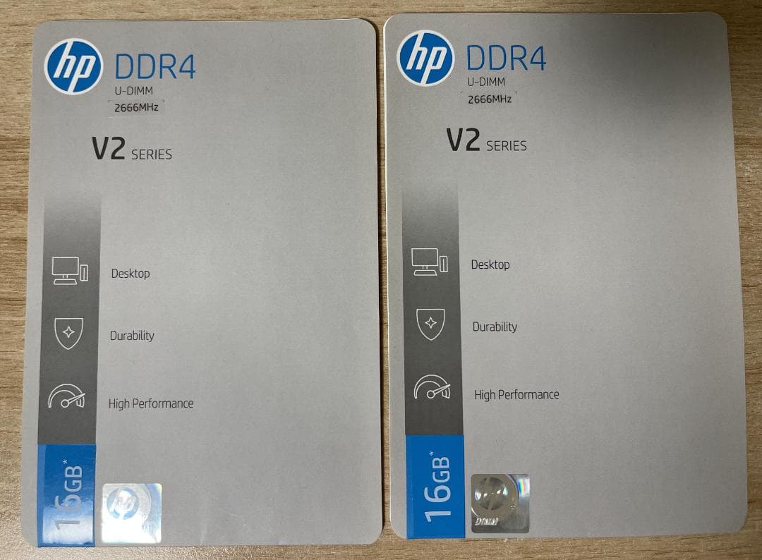 ジャンク：DDR4 U-DIMM 2666MHz 16GB✕２枚（32GB）