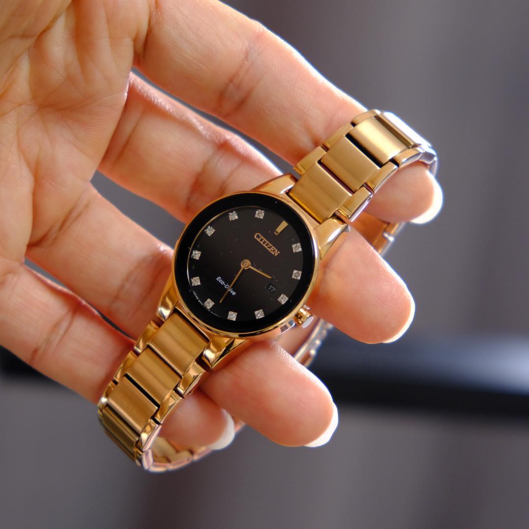 未使用 Citizen Eco-Drive GA1058-59Q Gold