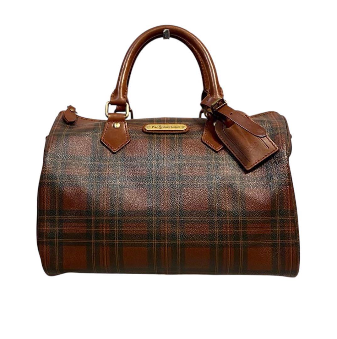 も*ち様 ポロラルフローレン ミニボストンバッグ ハンドバッグ