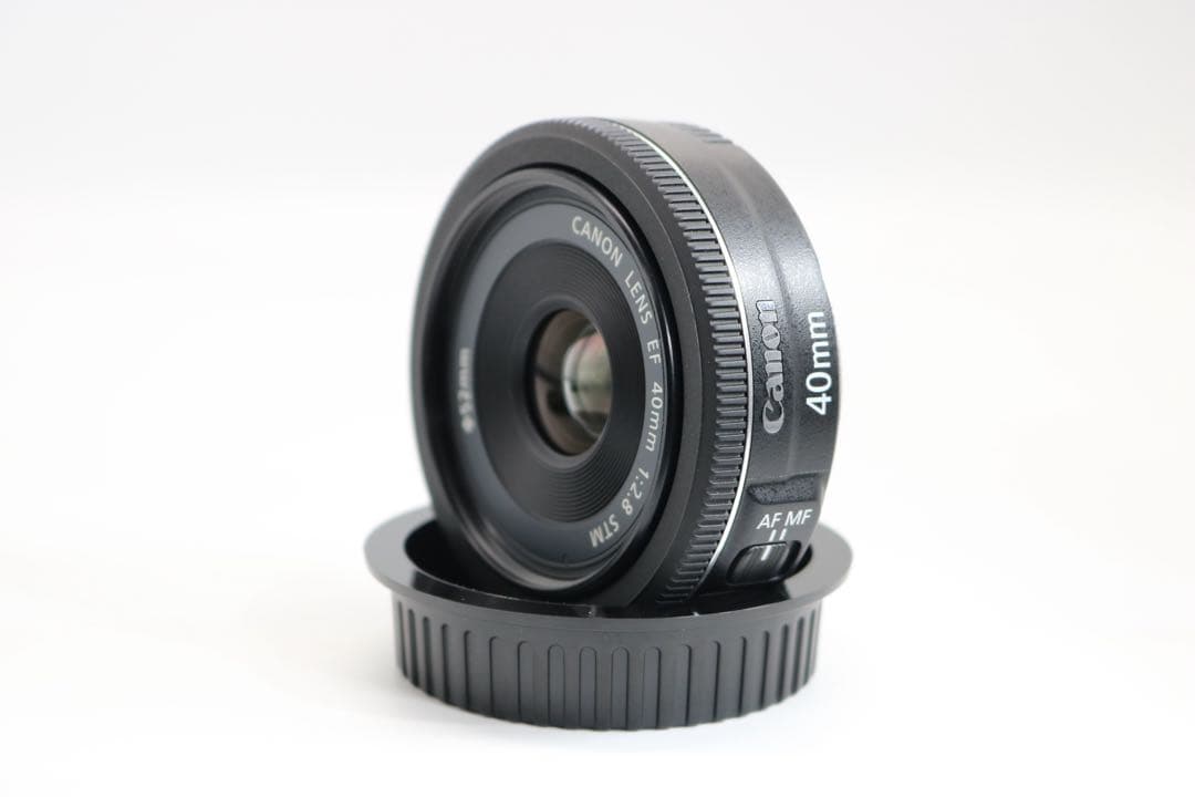 新品級 【Canon EF 40mm f/2.8 STM 単焦点レンズ】