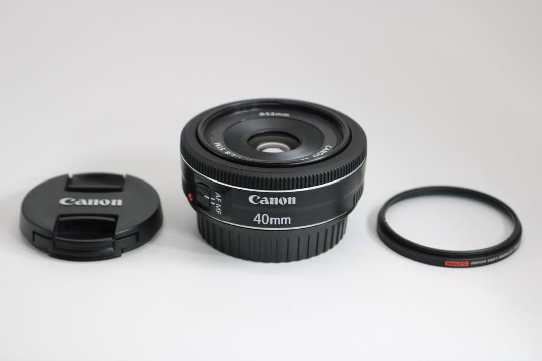 新品級 【Canon EF 40mm f/2.8 STM 単焦点レンズ】