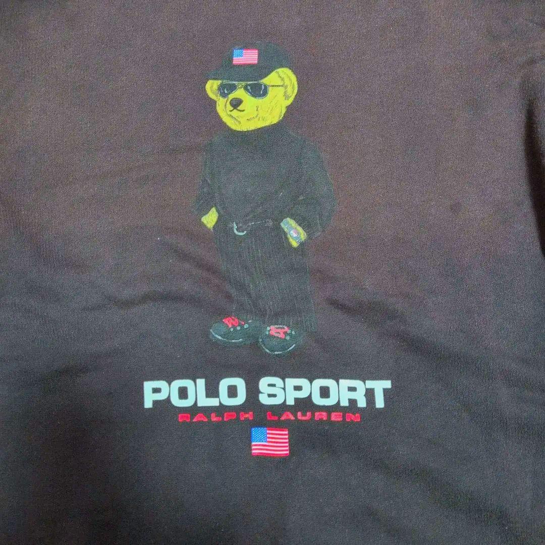 90s POLO SPORT サングラス ポロベア パーカー Lサイズ