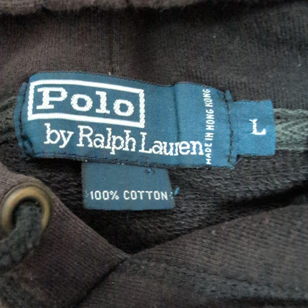 90s POLO SPORT サングラス ポロベア パーカー Lサイズ