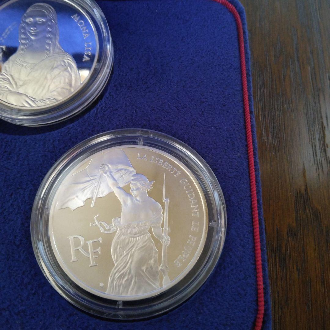 ルーヴル美術館200周年 銀貨セット