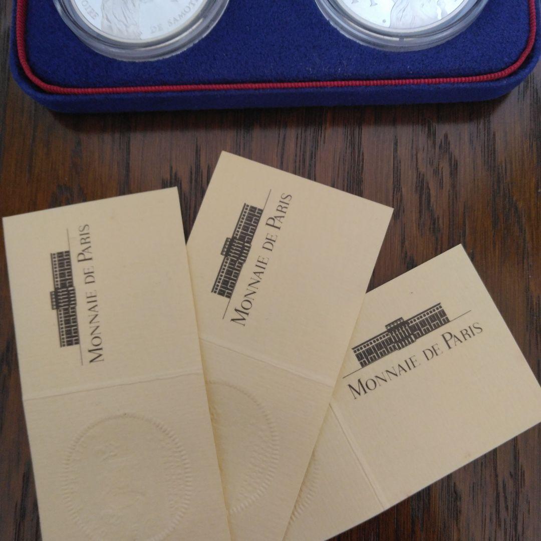 ルーヴル美術館200周年 銀貨セット