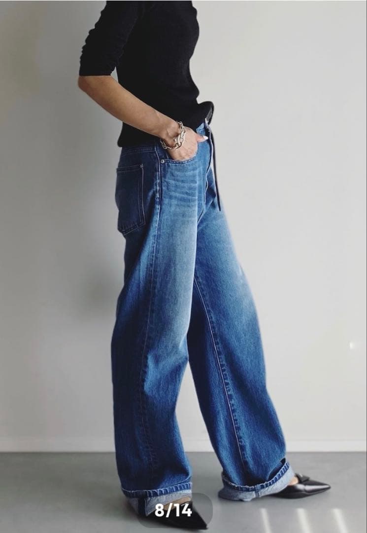 坪田あさみさんコラボ　woadblue　SALUU　サルー サイズ26