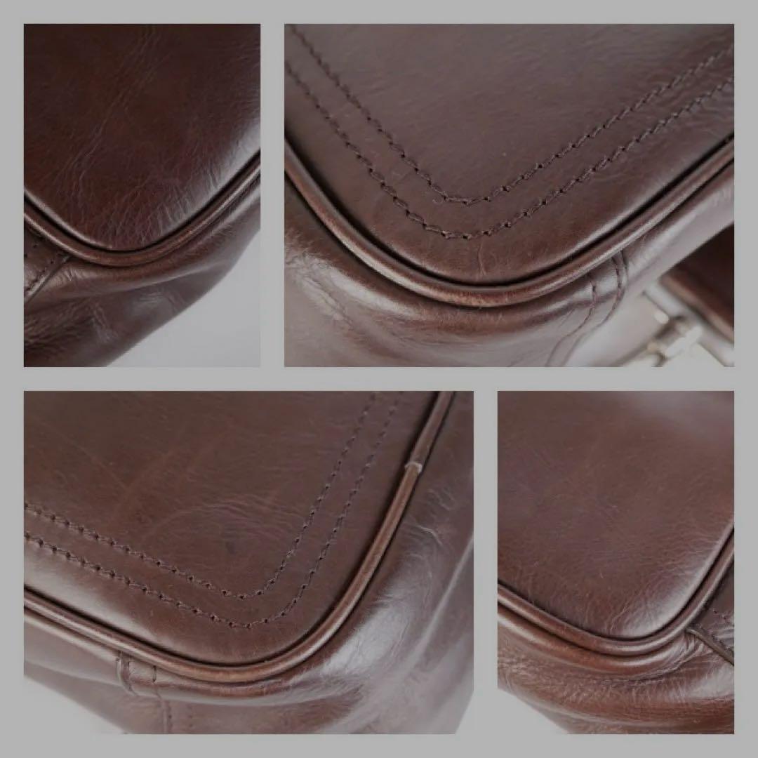 ✨美品✨Bally バリー　ボディバッグ　ロゴ　レザー　トレスポ　ブラウン