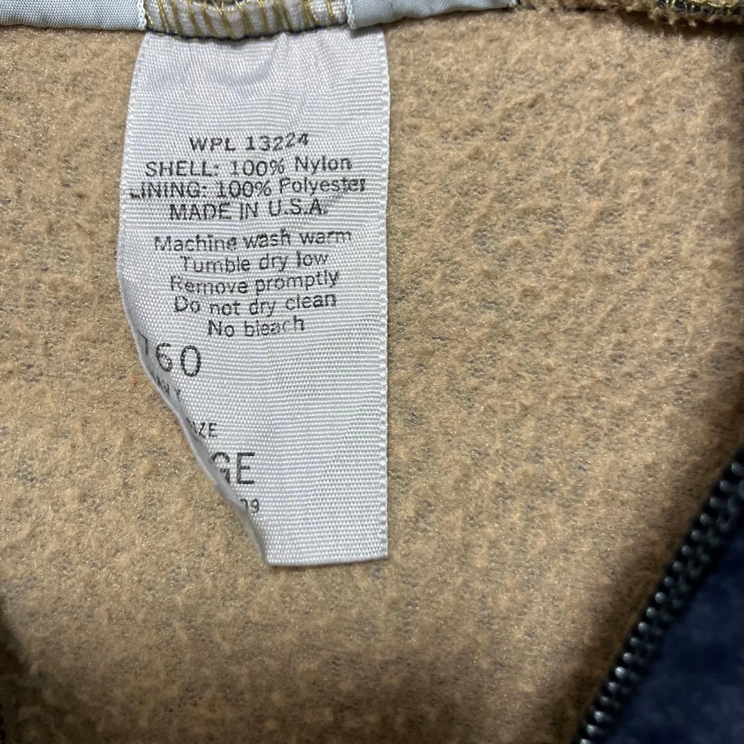 Carhartt USA製 カーハート ベロア ジップ パーカー L