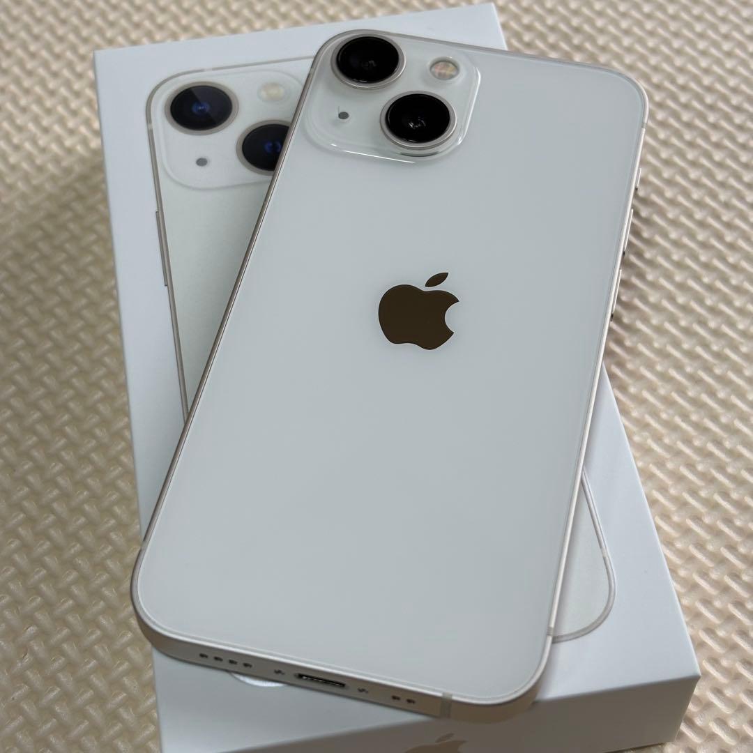 【美品】iPhone13mini 256GB SIMフリー スターライト