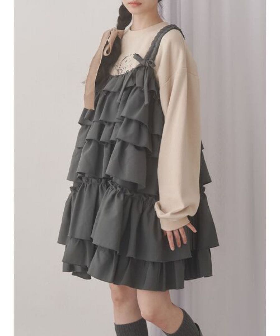 merry jenny ホイップクリームミニワンピース