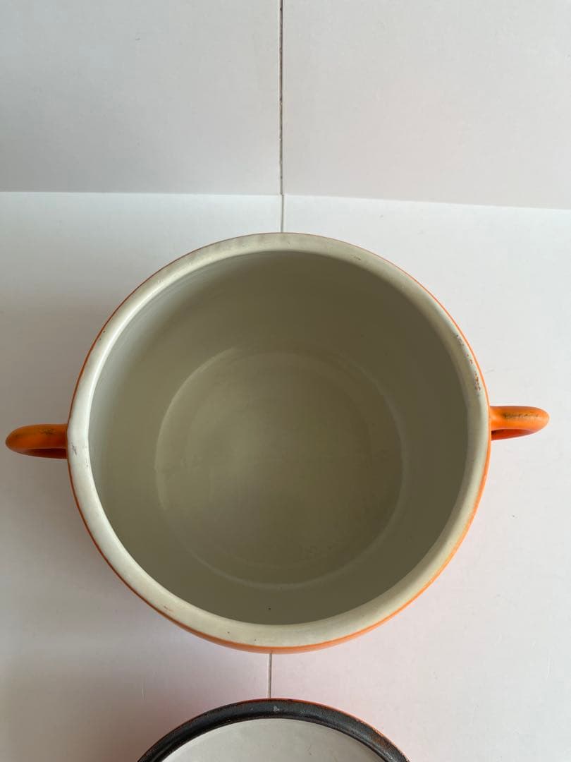 希少　廃盤　クーザンス ビーンズポット　オレンジ