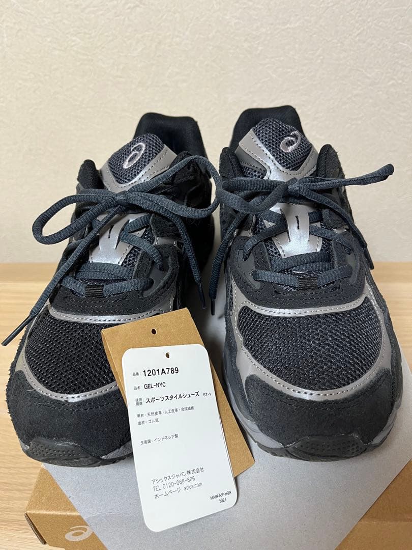 Asics Gel-NYC Black アシックス　ゲルnyc 国内正規品