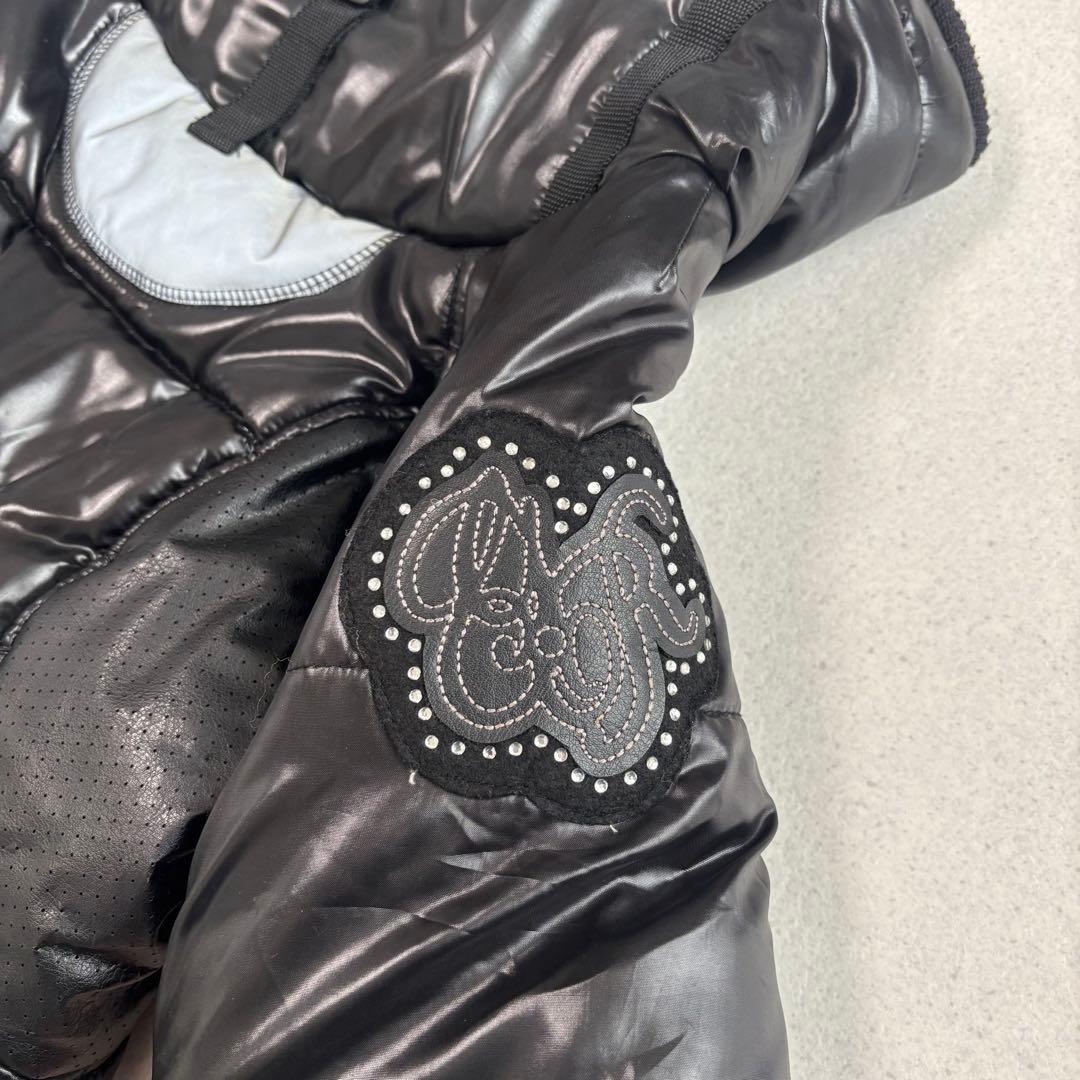 00s Y2K 平成 puff jacket bono black 短丈