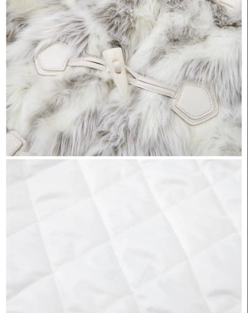 ジャケット・アウター ANDWANG Petit Fur Duffle Coat