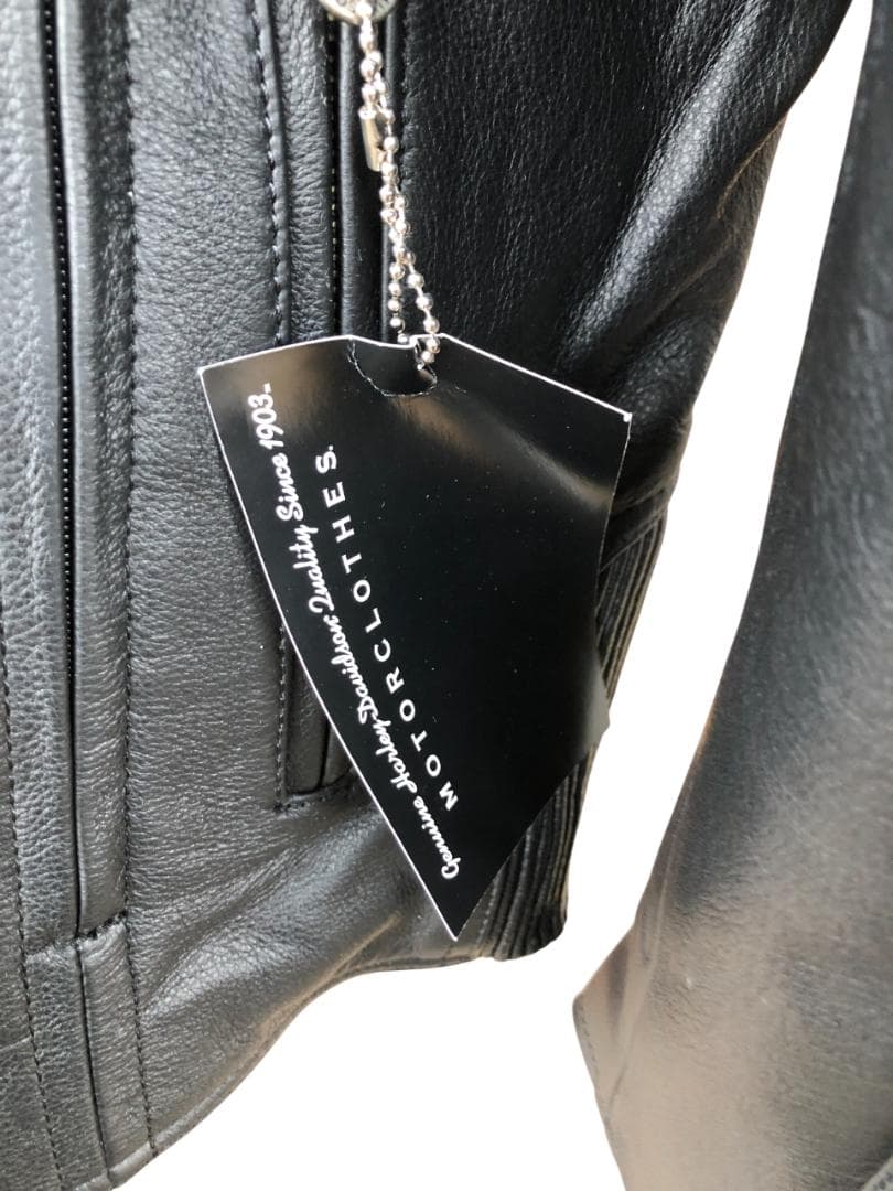 新品 Harley-Davidson フード付きライダースレザージャケット XL