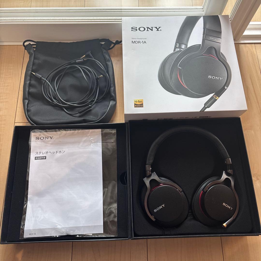 【良品/ハイレゾ】SONY MDR-1A ソニーハイレゾヘッドホン