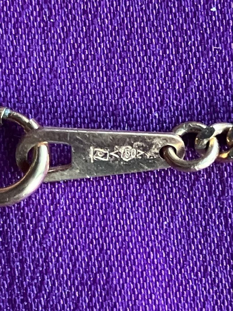 18金　ネックレス　幅約2.4ミリ　中古品　1点