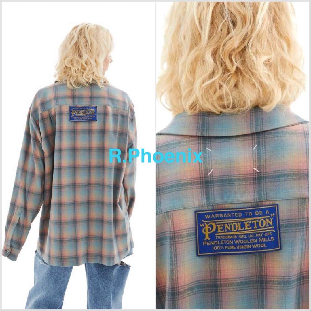 【Maison Margiela×PENDLETON】PINK SHIRT 42
