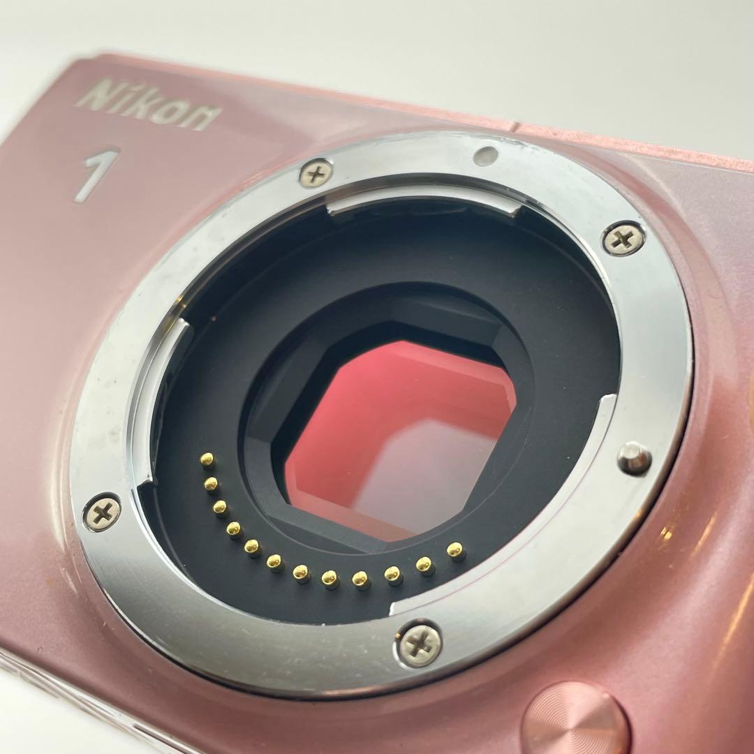 【ショット数5000・返品保証】Nikon1 S1 ピンク 標準レンズキット