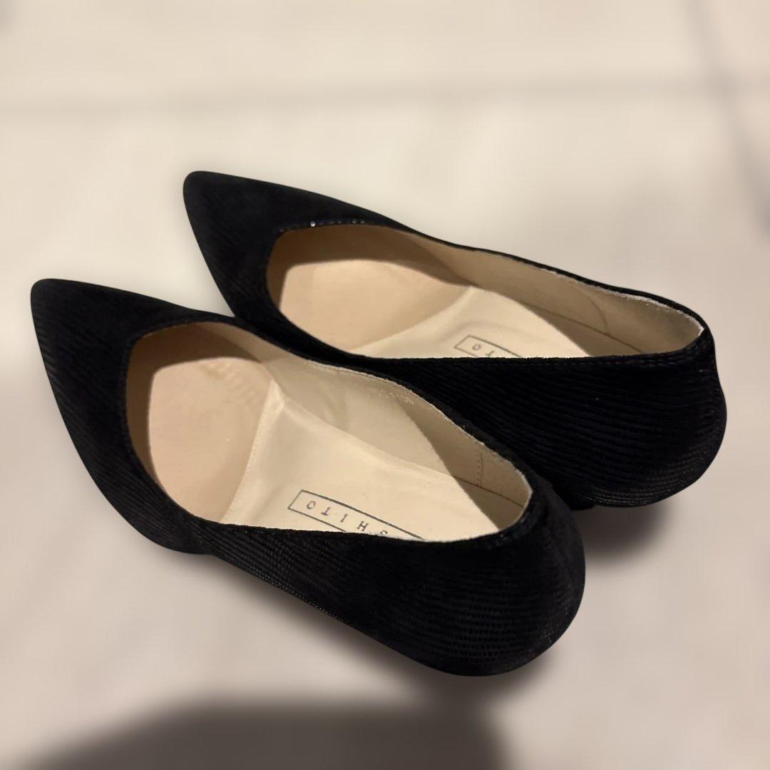 ヨシト　パンプス　黒　23.5cm