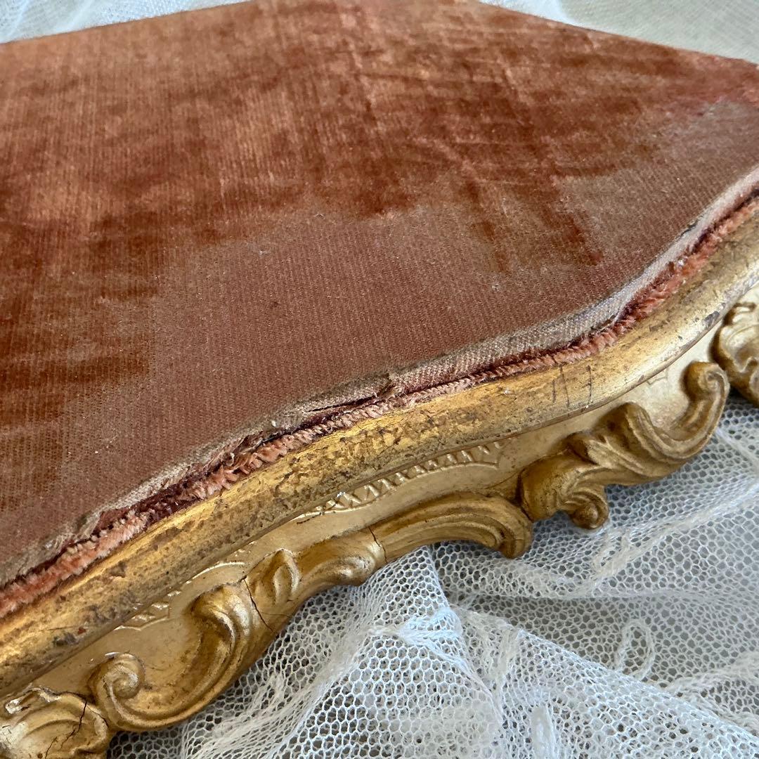 ♡希少♡　フランス　アンティーク　ディスプレイ台　台座　ポワドレ