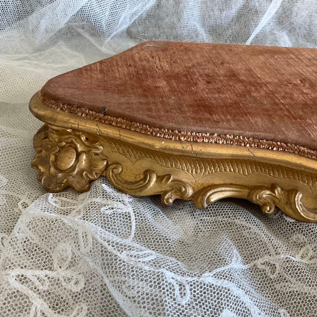 ♡希少♡　フランス　アンティーク　ディスプレイ台　台座　ポワドレ