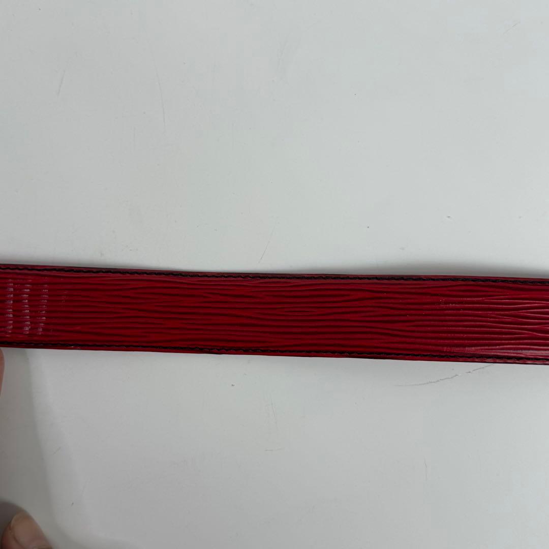 LOUIS VUITTON サンチュールクラシックエピ ベルト レッド C543