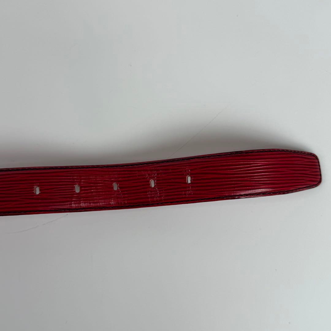 LOUIS VUITTON サンチュールクラシックエピ ベルト レッド C543