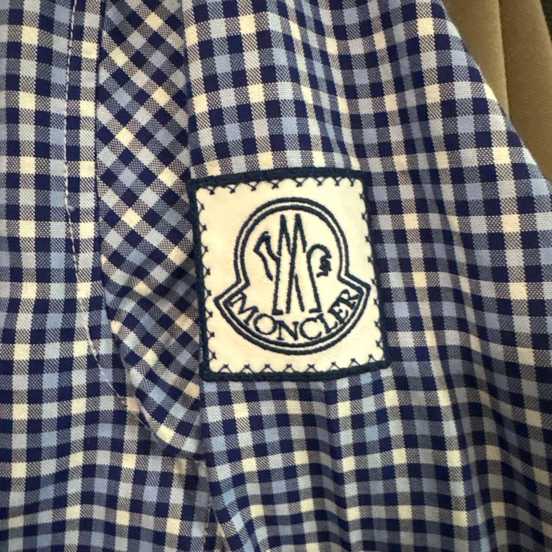 た*か様 ⭐︎極美品⭐︎MONCLER チェック柄 長袖シャツ ネイビー/ホワイ