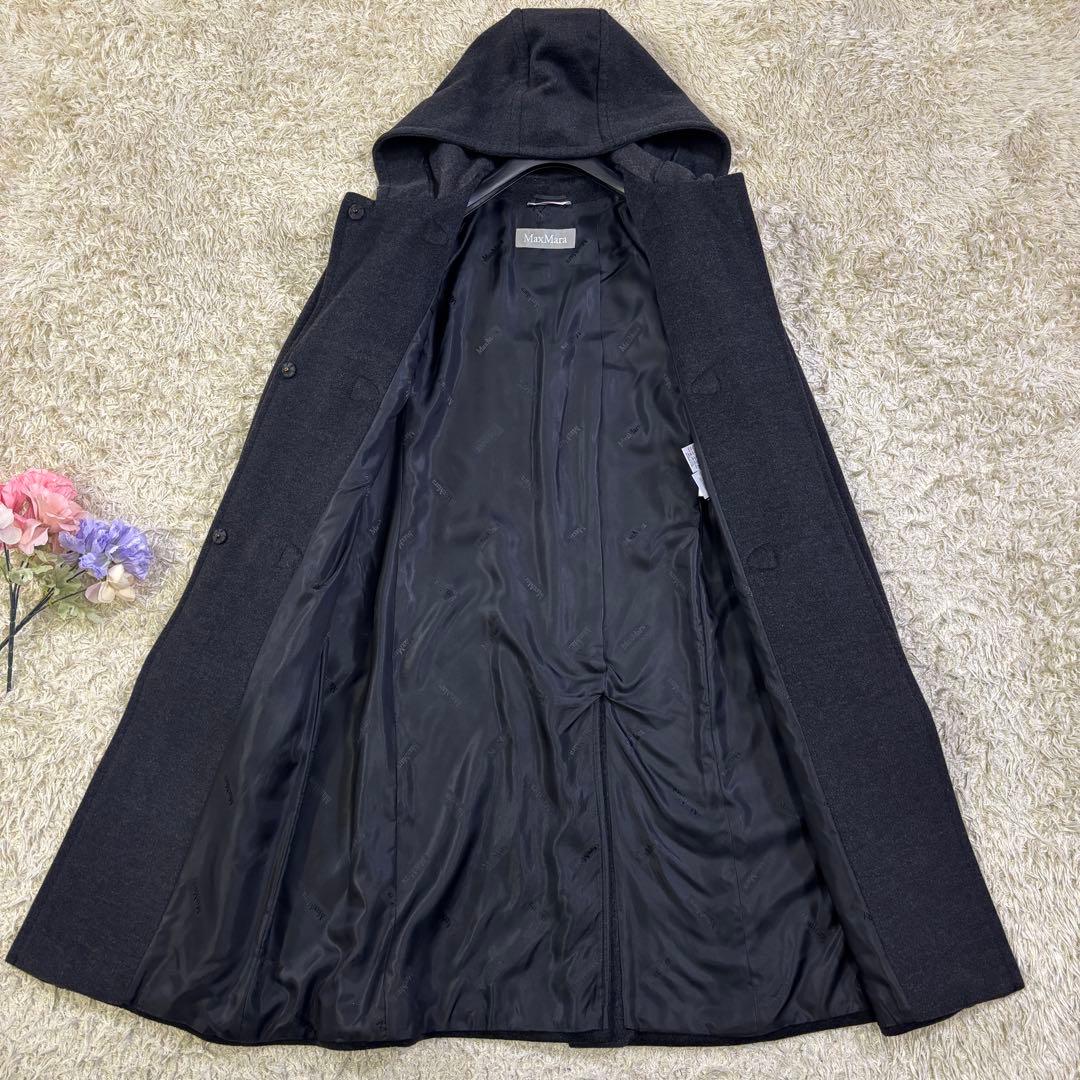 マックスマーラ　イタリア製　上質　ヴァージンウール　ダッフルコート　I40