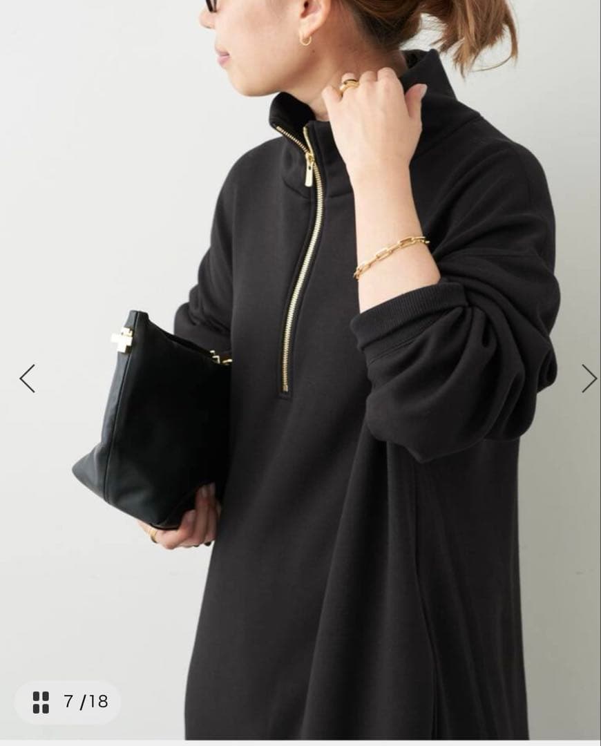 deuxiemeclasse完売♡warmジップドレス38