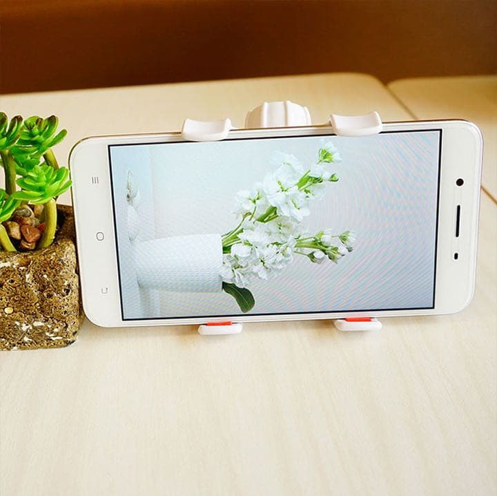 曲がるアームスタンド 楽ちん 360度回転 アーム取り外し可 しっかり固定 ♡