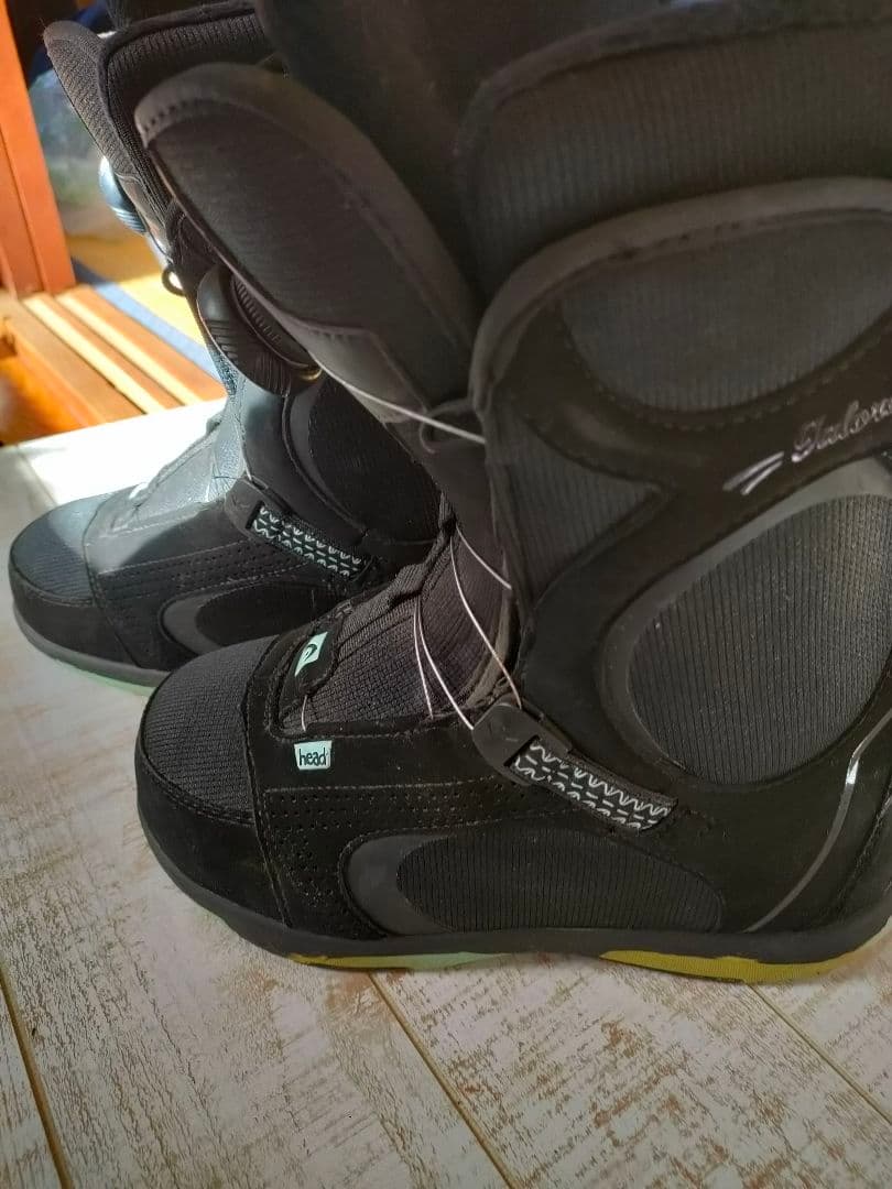 headボアブラック スノーボードブーツ ダイヤル式
