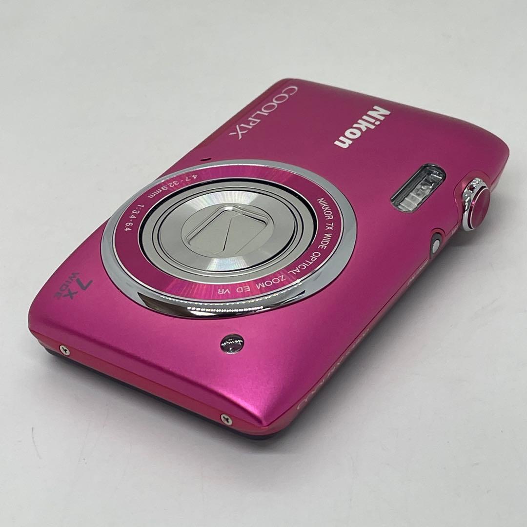 Nikon　コンパクトデジタルカメ　COOLPIX S3500 ピンク　ジャンク