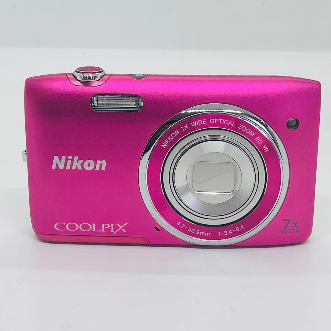 Nikon　コンパクトデジタルカメ　COOLPIX S3500 ピンク　ジャンク