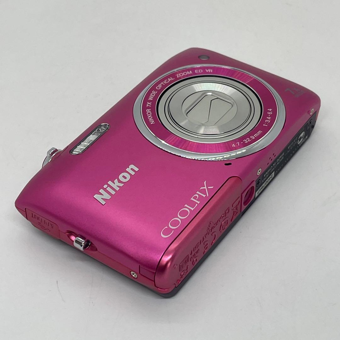 Nikon　コンパクトデジタルカメ　COOLPIX S3500 ピンク　ジャンク