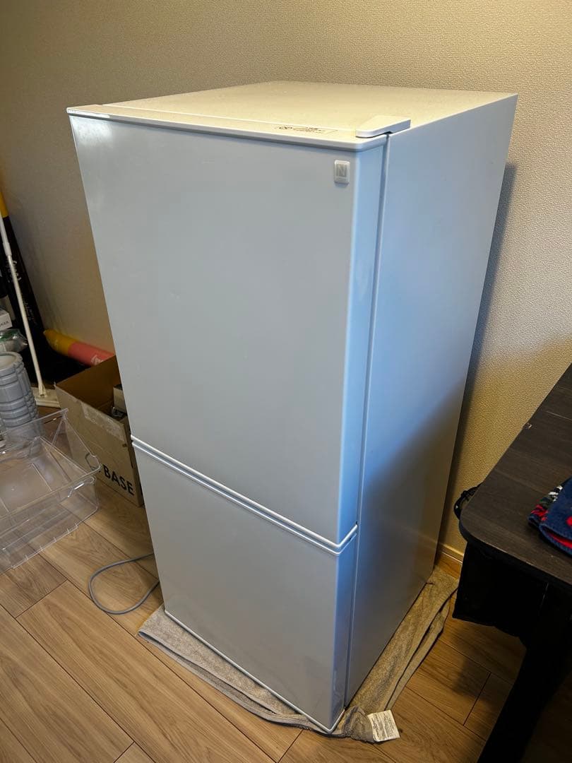 106L 2ドア冷蔵庫 Nグラシア WH
